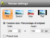 Batch resizing, watermarking and rotation